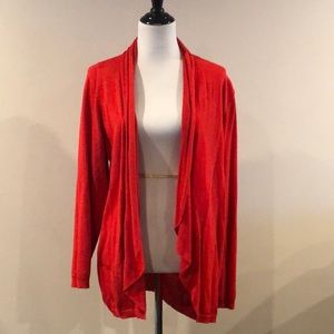 Torrid Red Drape Cardigan Sweater